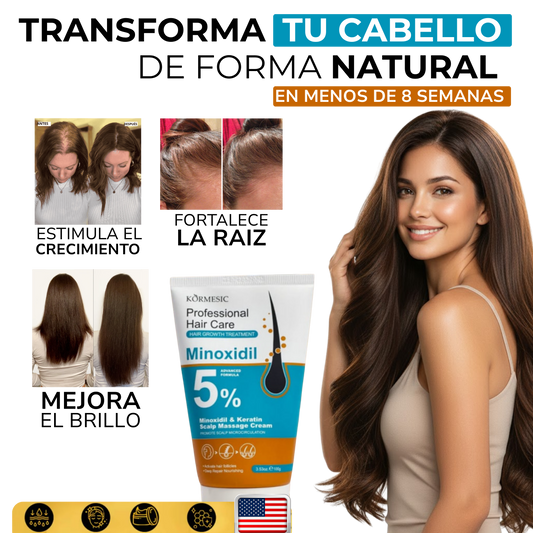 Crema crecimiento cabello 5% Minoxidil
