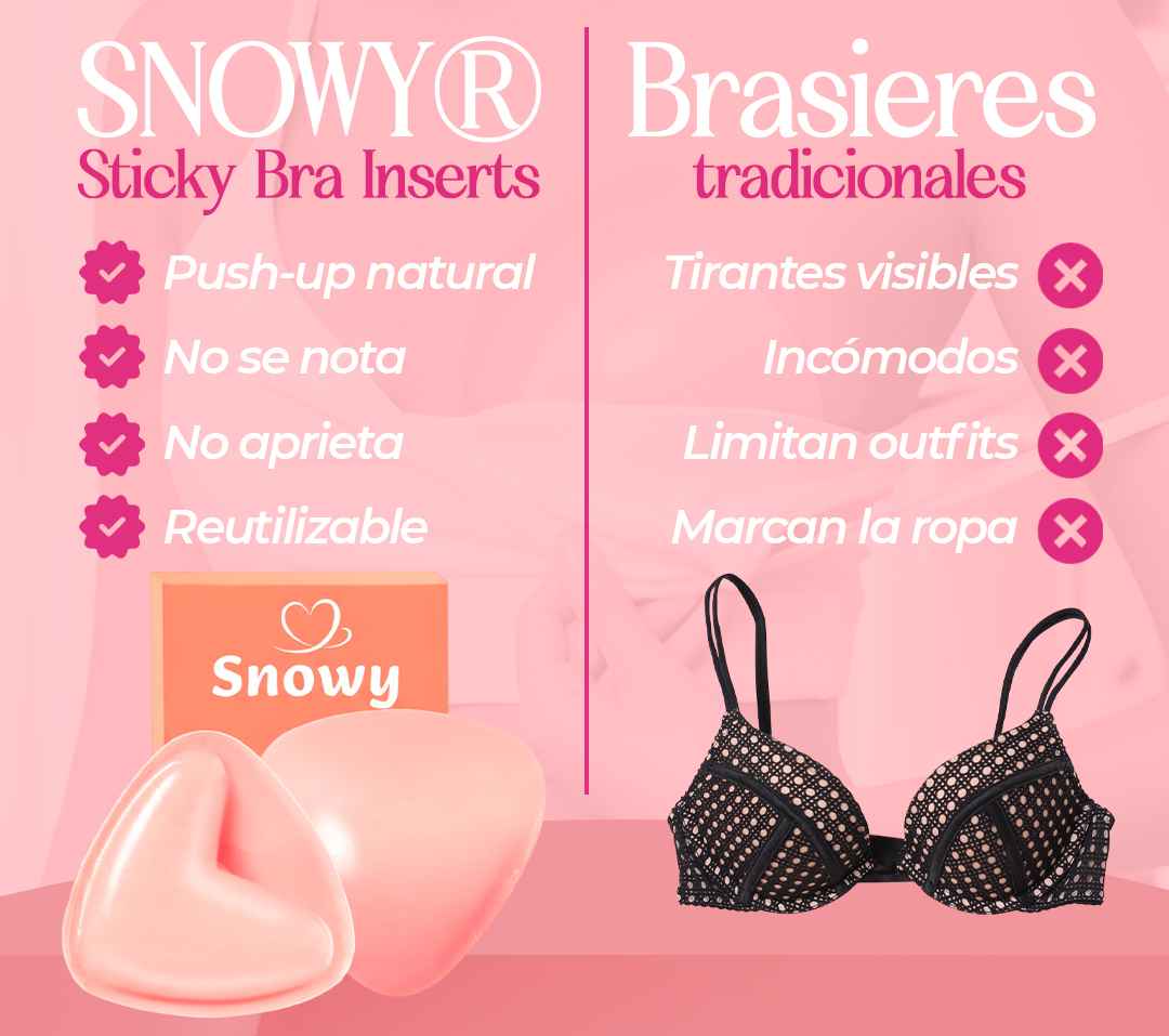 Snowy Sticky Bra Inserts
